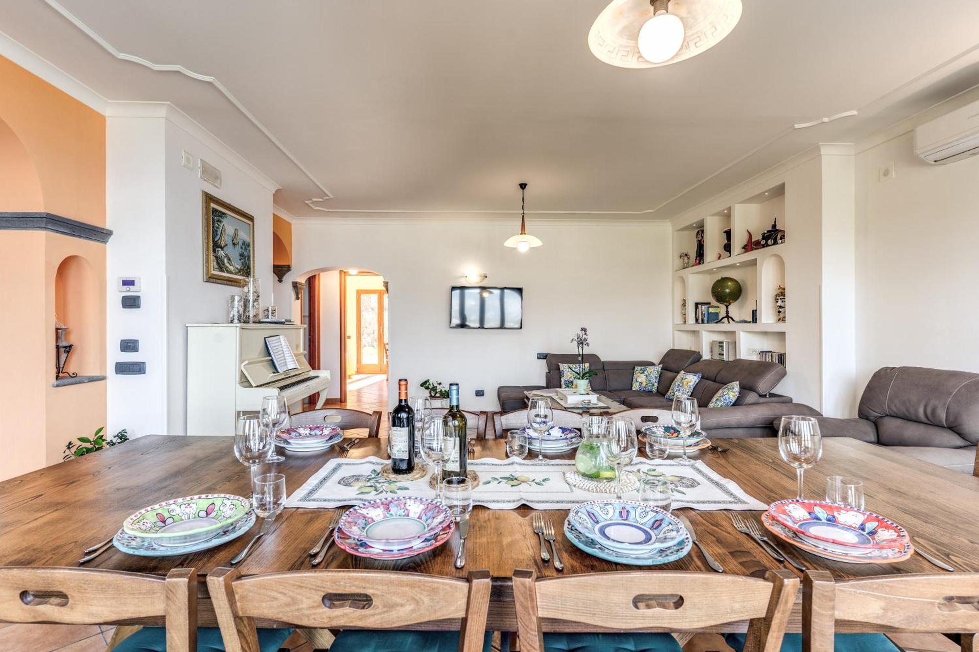 Caruso Private Heated Pool & Sea View Sorrente